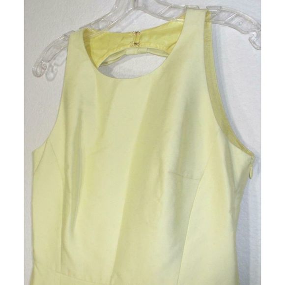 NWT Kate Spade Yellow Double Bow Back Dress 6 - Picture 3 of 7